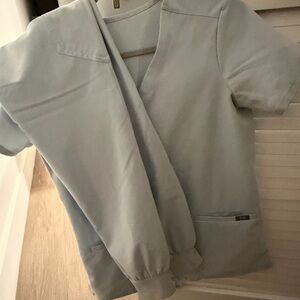 Figs limited edition open skies XS Casma and XXS tall high waisted Zamora